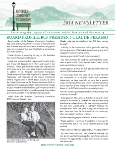 2014 Newsletter